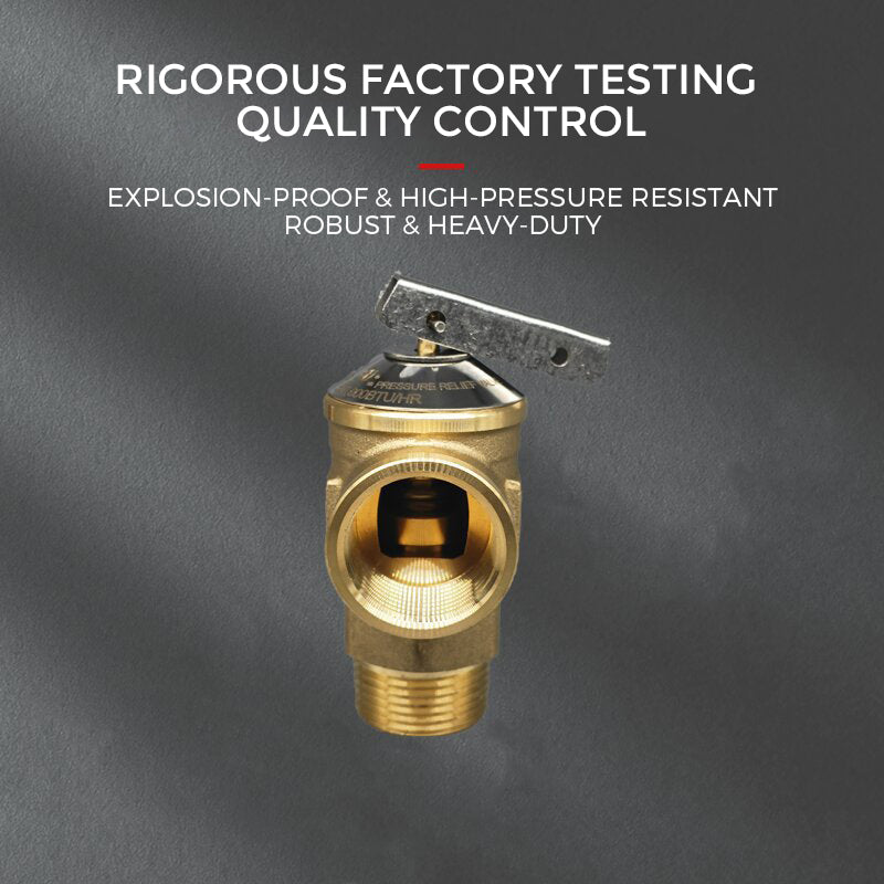 3/4NPT American standard low-lead brass water heater safety valve, 150psi brass pressure relief valve